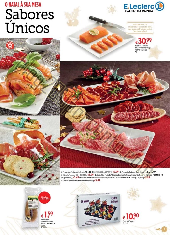 Novo Folheto E-LECLERC Caldas da Rainha Natal até