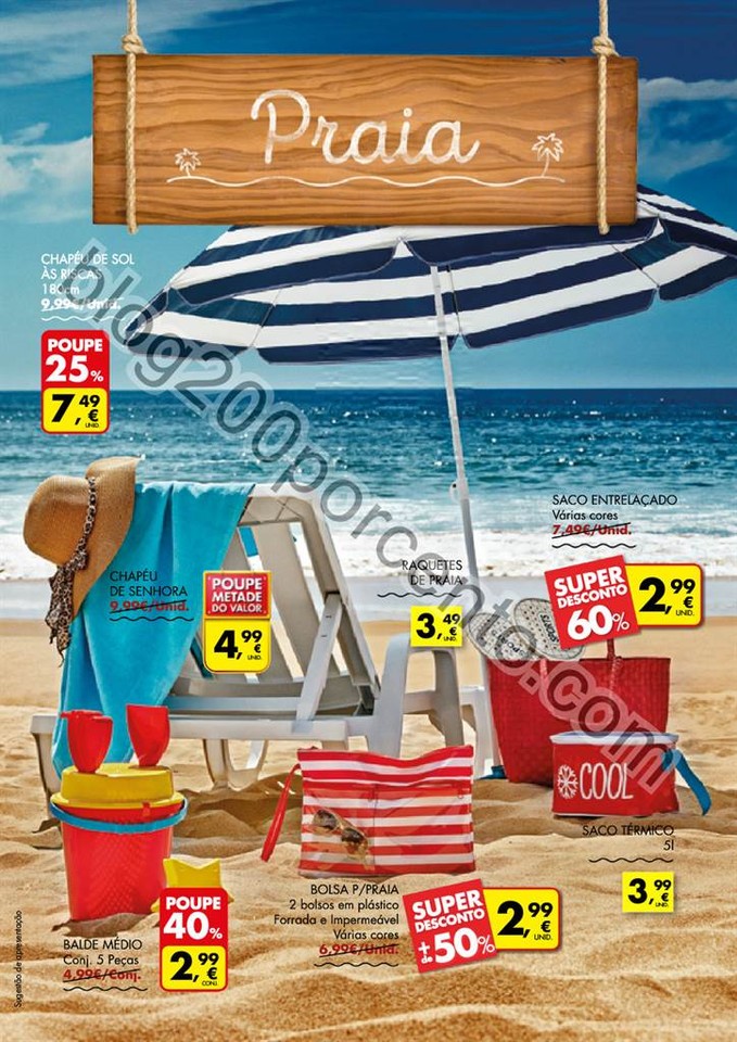 Antevisão Folheto PINGO DOCE Bazar - verão promo