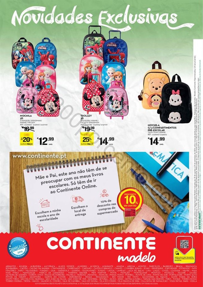 Antevisão Folheto MODELO Regresso às aulas de 18