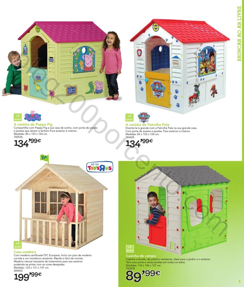 Antevisão Folheto TOYSRUS Ar Livre promoções de
