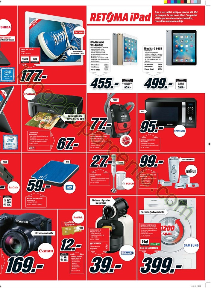 Antevisão Folheto MEDIA MARKT Dias Vermelhos de 1