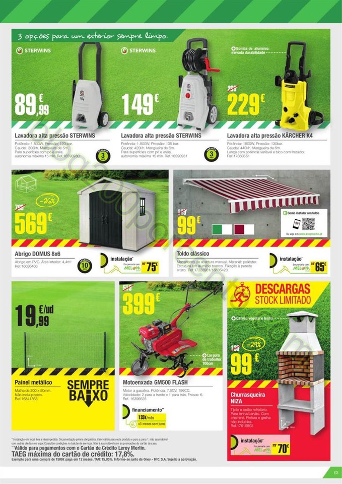 Novo Folheto LEROY MERLIN Promoções de 18 março