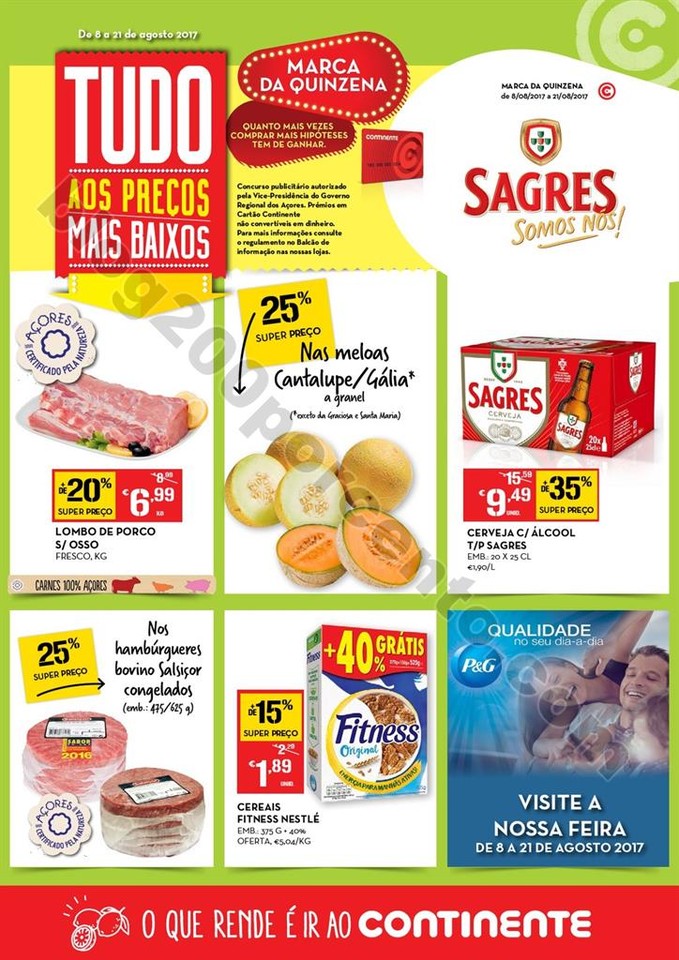 Novo Folheto CONTINENTE Açores promoções até 2