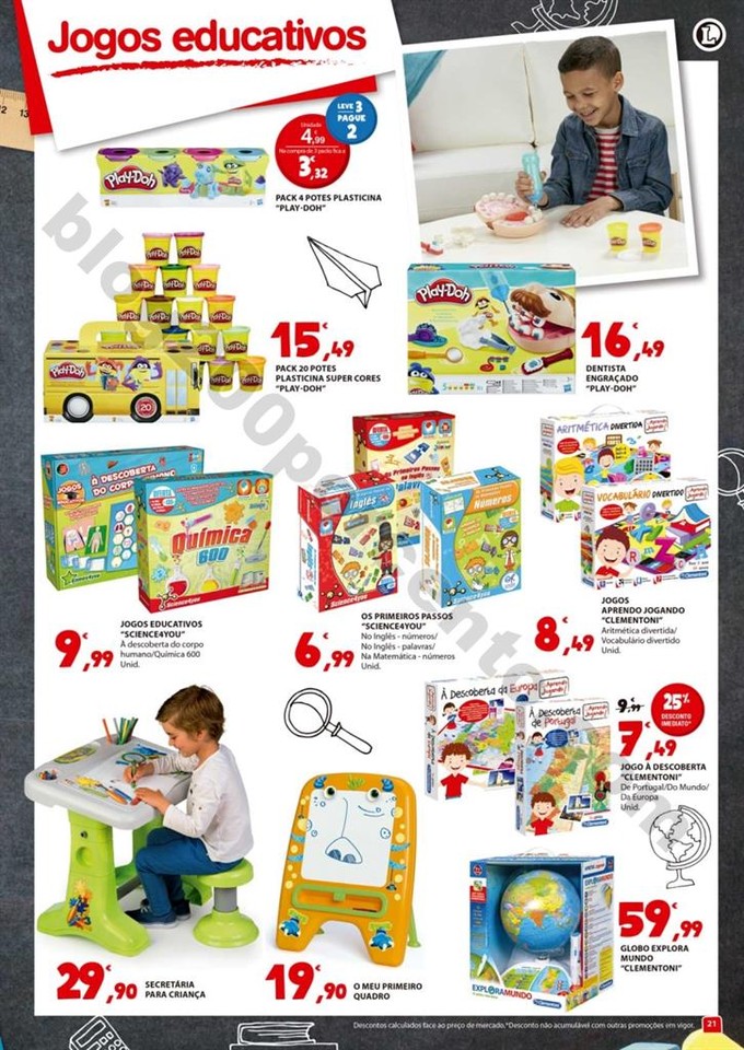 Antevisão Folheto E-LECLERC Regresso às aulas de