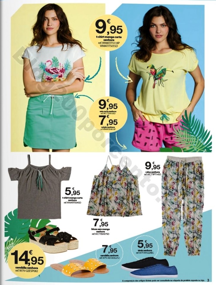 Antevisão Folheto E-LECLERC Moda Verão promoçõ
