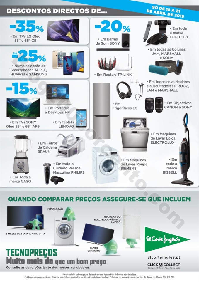 Antevisão Folheto EL CORTE INGLÉS Tecnologia 18 