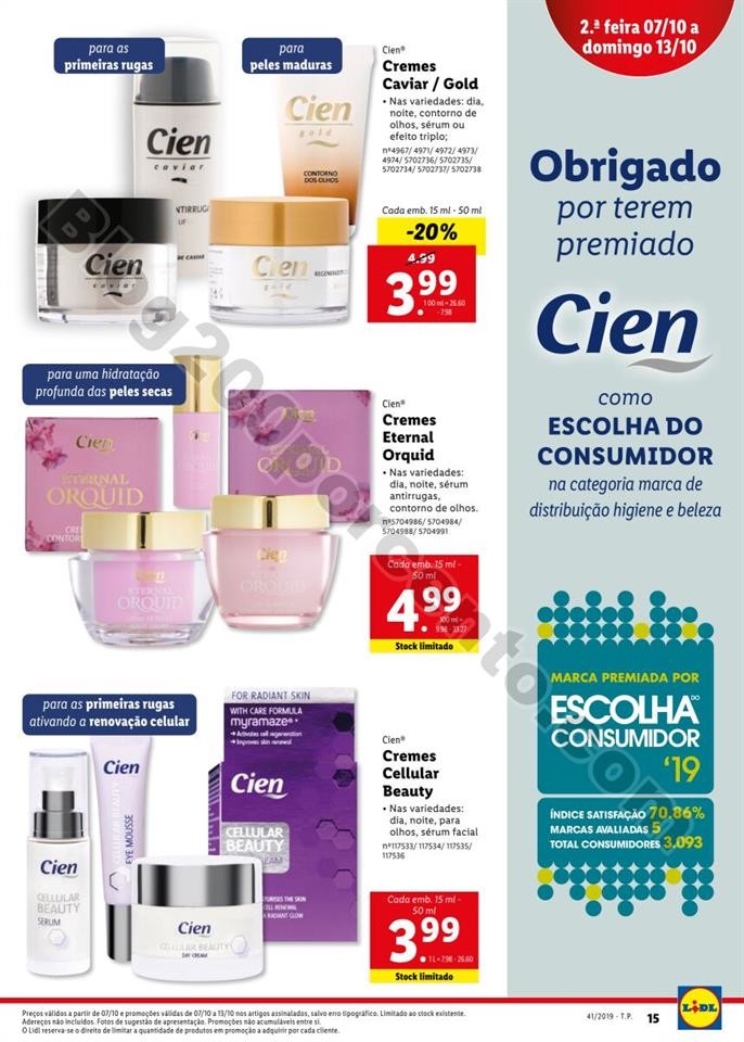 Antevisão Folheto LIDL Promoções de 7 a 13 outu