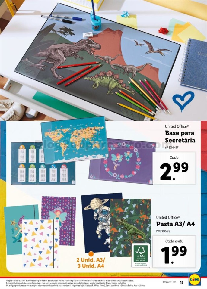 Antevisão Folheto LIDL Regresso às Aulas Promoç