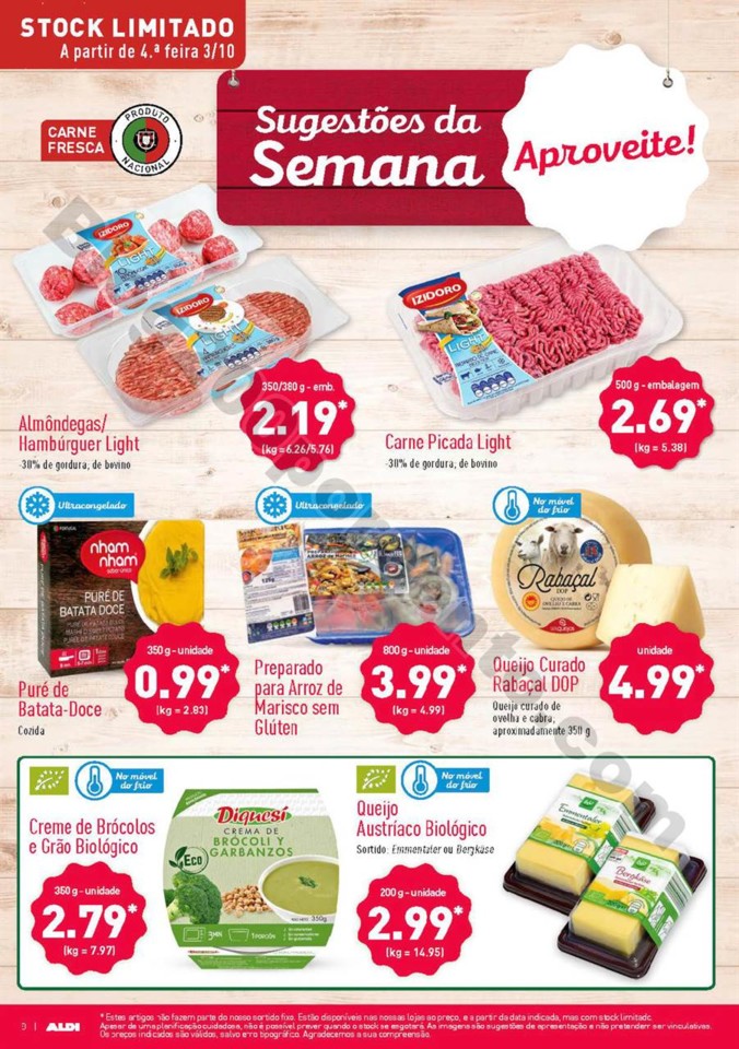 Antevisão Folheto ALDI Promoções a partir de 3 