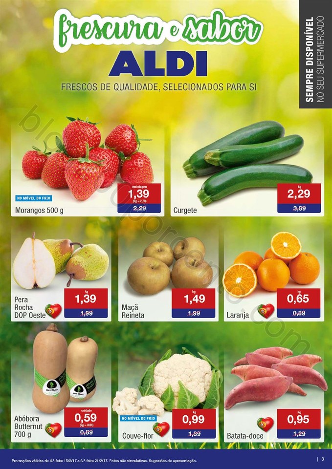 Antevisão Folheto ALDI Promoções a partir de 15
