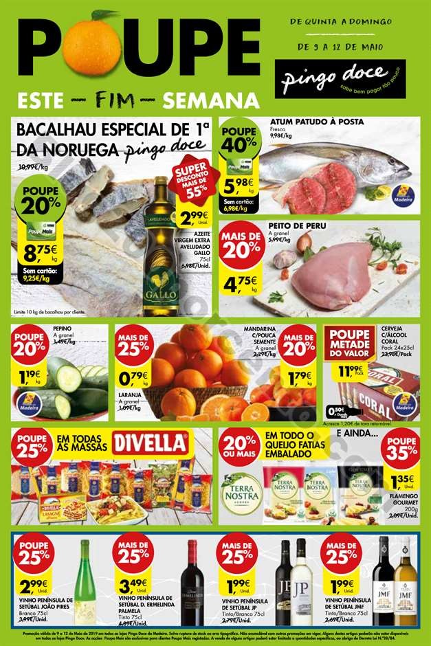 Antevisão Folheto PINGO DOCE Fim de semana Madeir