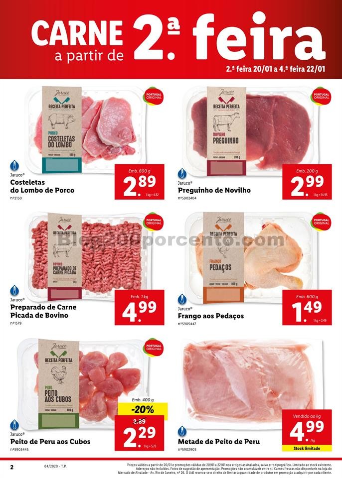 Antevisão Folheto LIDL Promoções de 20 a 26 jan