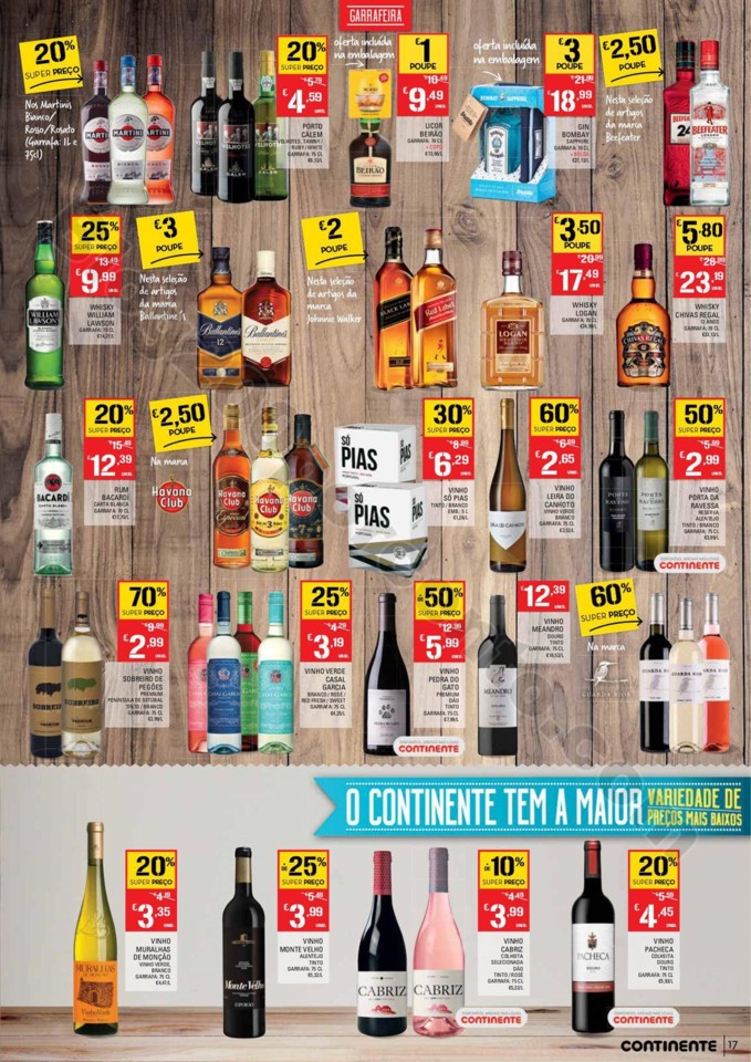 Antevisão Folheto CONTINENTE Promoções de 16 a 