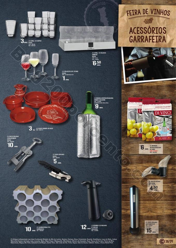 feira dos vinhos continente 19 setembro a 14 outub