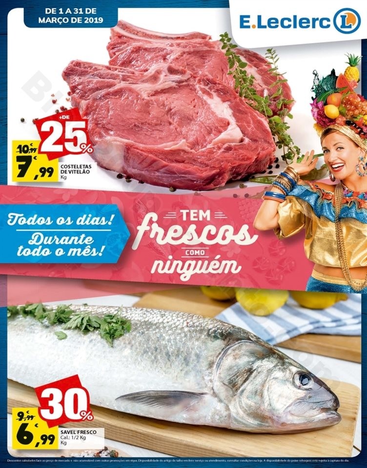 Antevisao e-leclerc frescos promoções de 1 a 31 