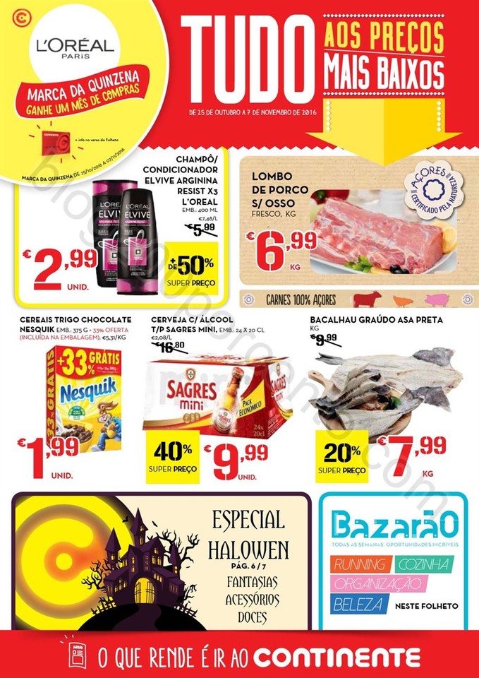 Antevisão Folheto CONTINENTE Açores Promoções 