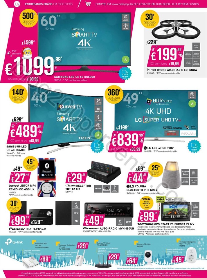 Antevisão Folheto RADIO POPULAR Promoções de 6 