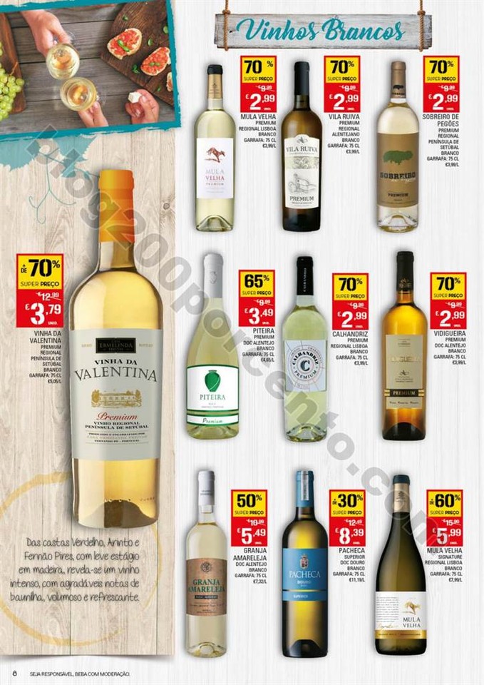 Antevisão Folheto CONTINENTE Vinhos e aperitivos 