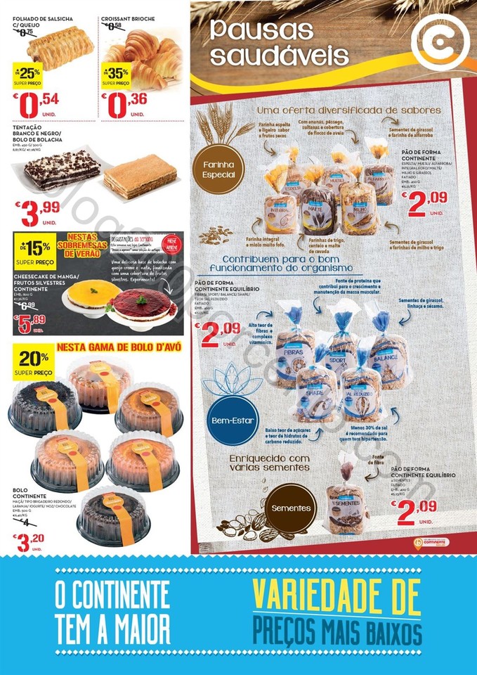 Antevisão Folheto CONTINENTE Promoções de 30 ag