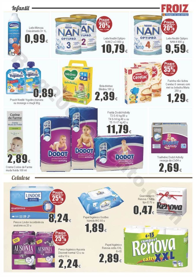Antevisão Folheto FROIZ Promoções de 26 abril a