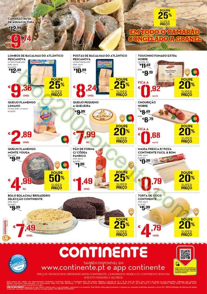 Antevisão Folheto CONTINENTE promoções de 15 a 