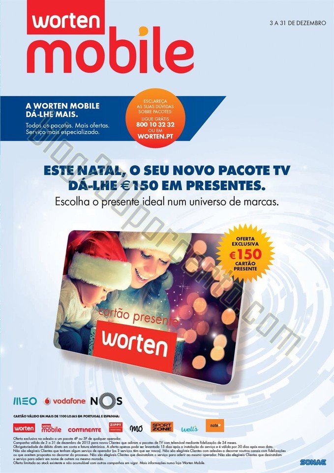 Novo Folheto WORTEN Mobile promoções de 3 a 31 d
