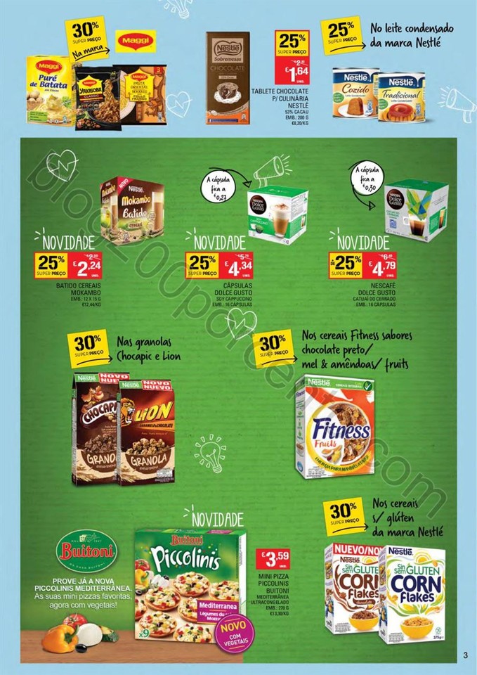 Antevisão Folheto Extra CONTINENTE Nestlé promo
