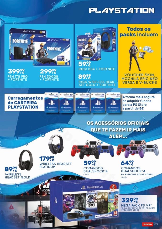 Antevisão Folheto WORTEN Gamer Promoções até 1