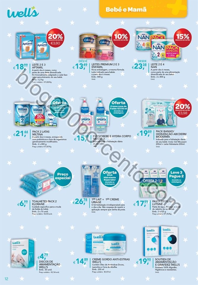 Novo Folheto WELLS promoções de 26 julho a 22 ag