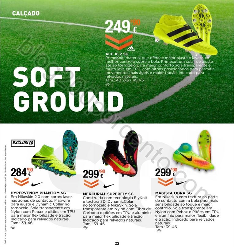 Novo Folheto SPORT ZONE Especial Futebol promoçõ