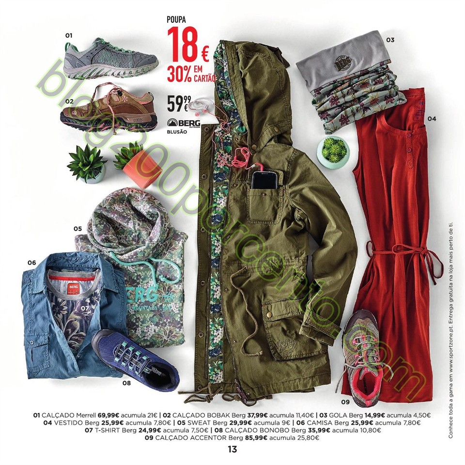 Novo Folheto SPORT ZONE promoções de 9 março a 