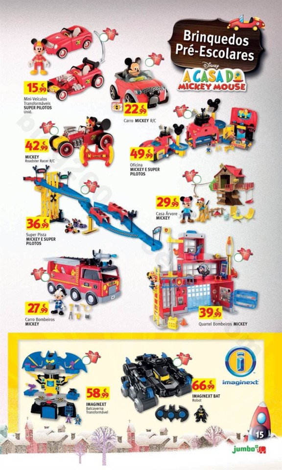 Antevisão Folheto JUMBO Brinquedos Natal promoç