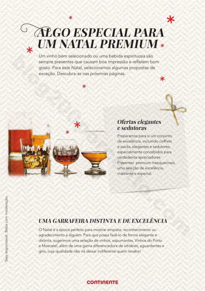 Antevisão Folheto CONTINENTE Bebidas Natal promo