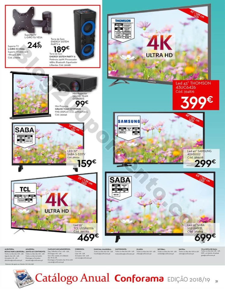 Antevisão Folheto CONFORAMA Promoções de 27 se