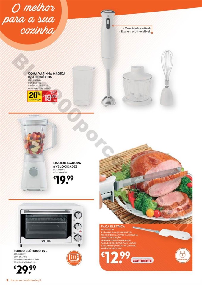 Antevisão Folheto CONTINENTE Bazarão de 15 a 21 