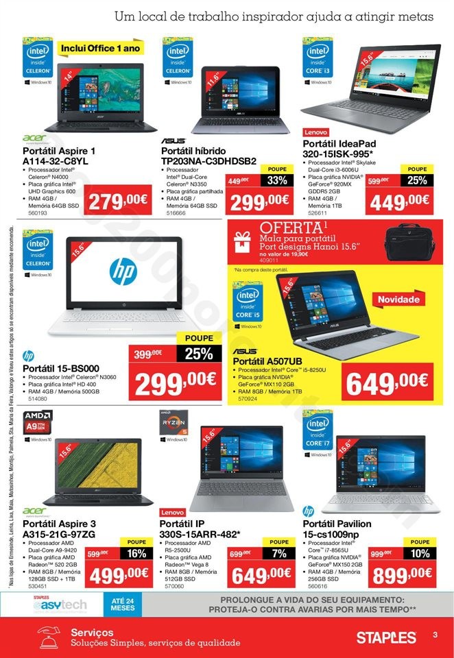 Antevisão Folheto STAPLES Promoções de 5 a 20 m