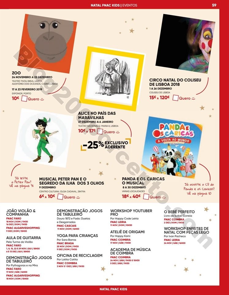Antevisão Folheto FNAC Natal Kids Promoções de 