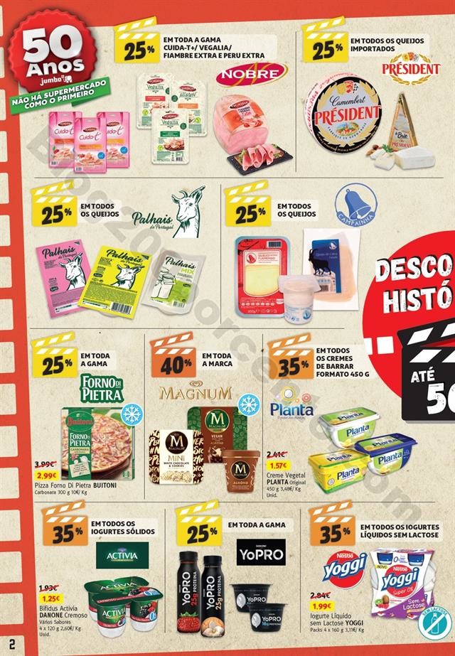 Antevisão Folheto JUMBO 50º Aniversário Promoç