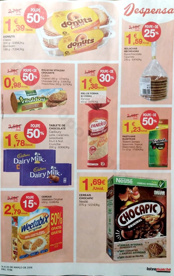 antevisão folheto intermarche promoções de 14 a