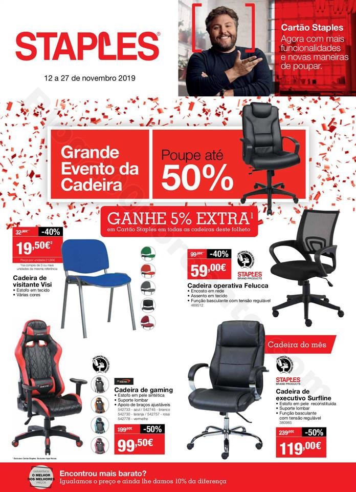 Antevisão Folheto STAPLES Promoções de 12 a 27 