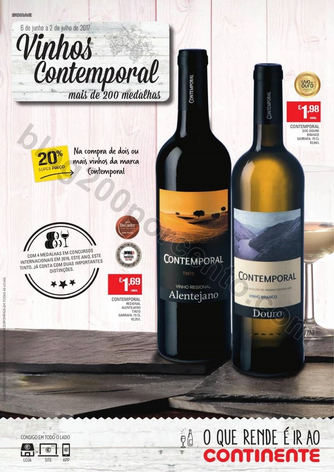Antevisão Folheto CONTINENTE Vinhos promoções d