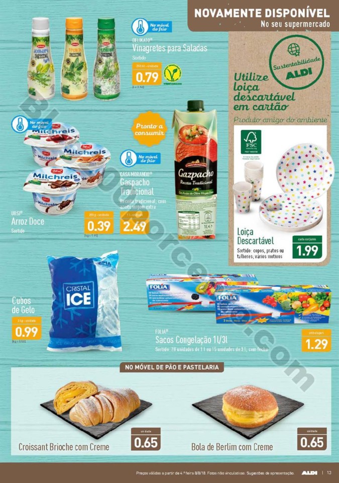 Antevisão Folheto ALDI Promoções a partir de 8 