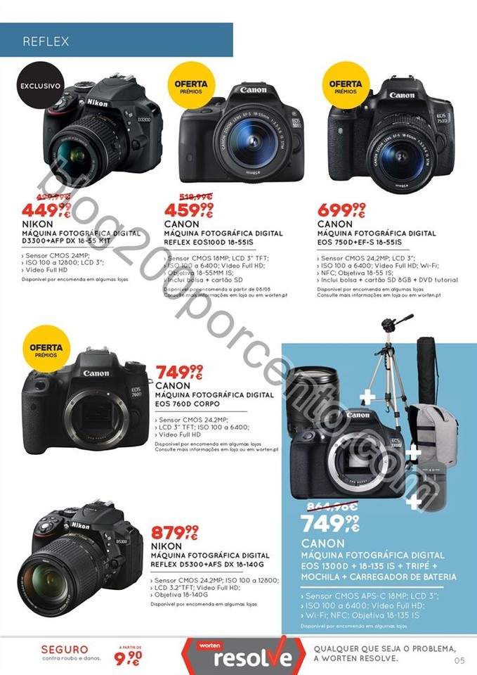 Novo Folheto WORTEN Especial fotografia até 17 ag