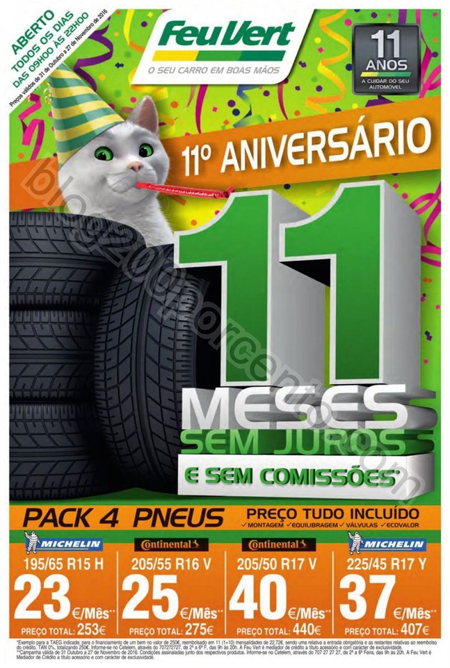 Antevisão Folheto FEU VERT Promoções de 31 outu