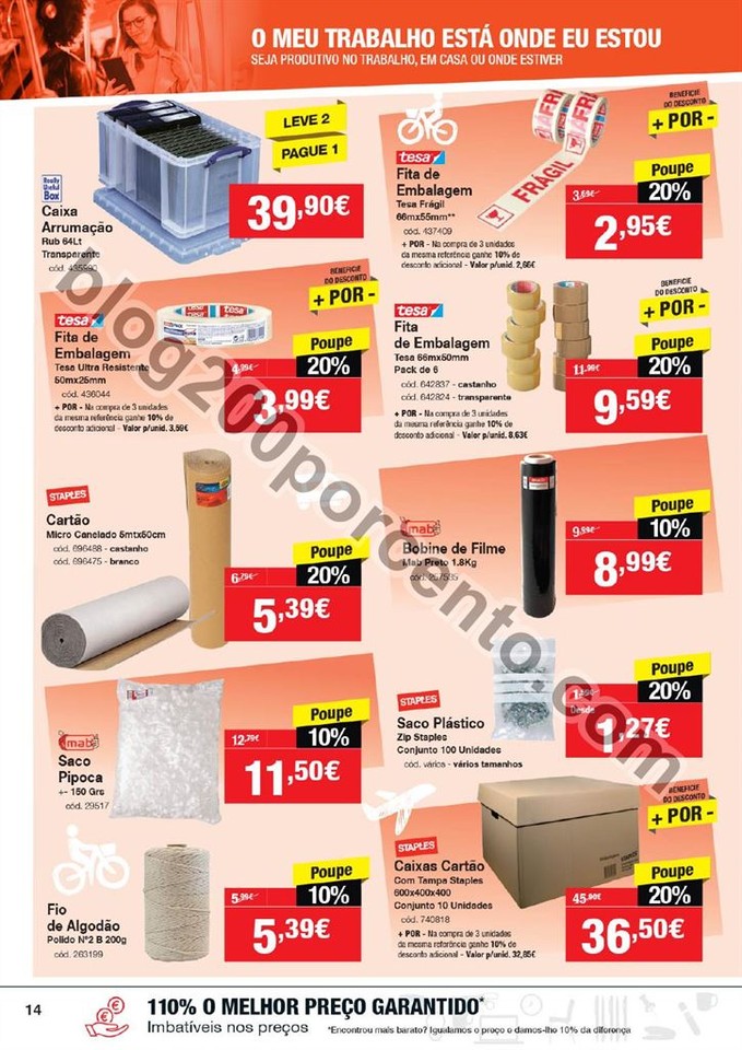 Antevisão Folheto STAPLES Promoções de 5 a 17 m