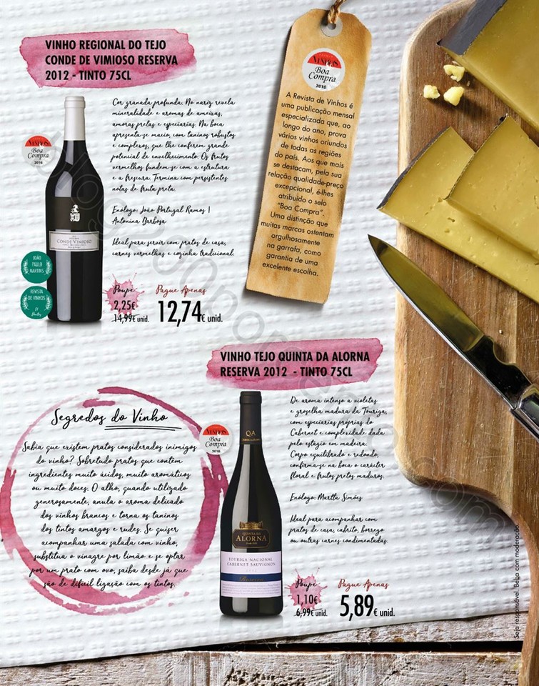 Novo Folheto PINGO DOCE Vinhos &amp; Sabores promoçõ