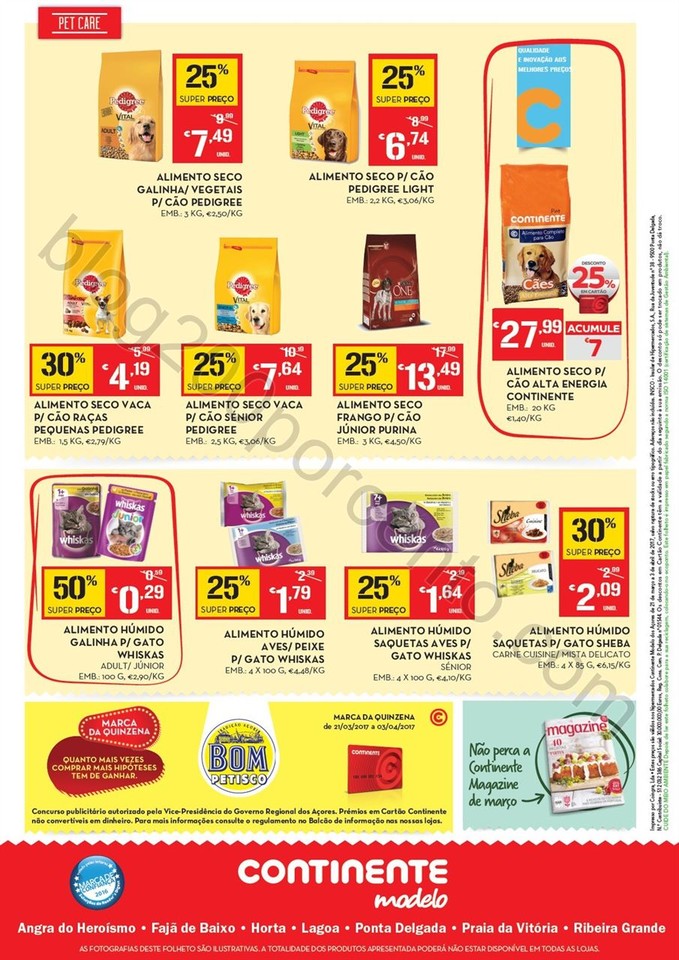 Antevisão Folheto CONTINENTE Açores Promoções 