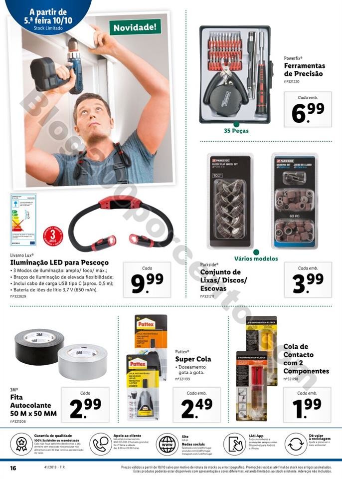 Antevisão Folheto LIDL Bazar Promoções 7 e 13 o