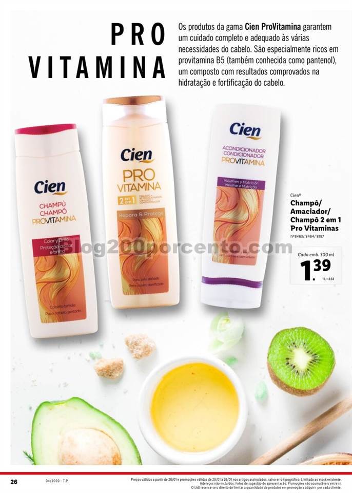 Antevisão Folheto LIDL Beleza Promoções de 20 a