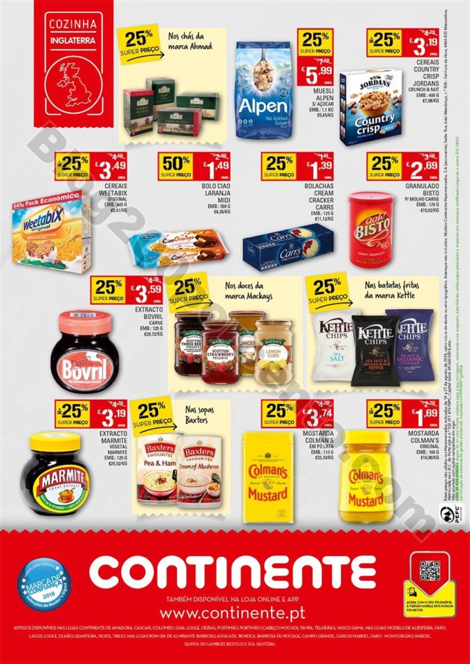 Antevisão Folheto CONTINENTE Cozinhas do mundo pr